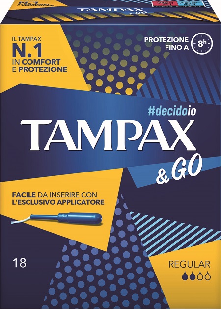 TAMPAX &GO REGULAR 18 PEZZI - Farmacia Murachelli Di Putelli dr. Giovanni