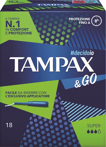 TAMPAX &GO SUPER 18 PEZZI - Farmacia Murachelli Di Putelli dr. Giovanni