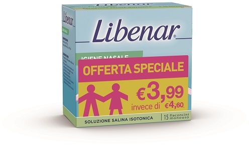 SOLUZIONE ISOTONICA LIBENAR 15 FLACONCINI DA 5 ML TAGLIO PREZZO - Farmacia Murachelli Di Putelli dr. Giovanni