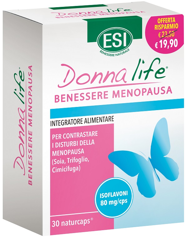 ESI DONNA LIFE MENOPAUSA OFFERTA 30 NATURCAPS - Farmacia Murachelli Di Putelli dr. Giovanni