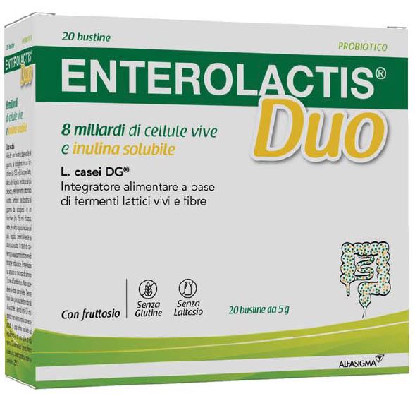ENTEROLACTIS DUO INULINA 20 BUSTINE 5 G - Farmacia Murachelli Di Putelli dr. Giovanni