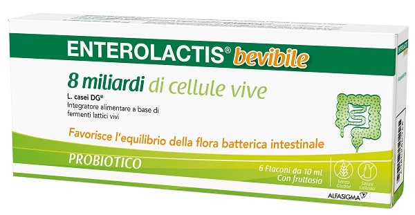 ENTEROLACTIS BEVIBILE 6 FLACONCINI X 10 ML - Farmacia Murachelli Di Putelli dr. Giovanni