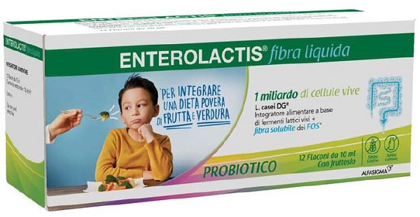 ENTEROLACTIS FIBRA LIQUIDA 12 FLACONCINI DA 10 ML - Farmacia Murachelli Di Putelli dr. Giovanni