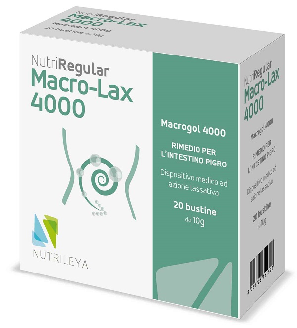 NUTRIREGULAR MACRO LAX 4000 20 BUSTINE DA 10 G - Farmacia Murachelli Di Putelli dr. Giovanni