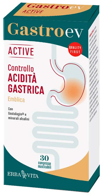 GASTRO EV ACTIVE 30 COMPRESSE - Farmacia Murachelli Di Putelli dr. Giovanni