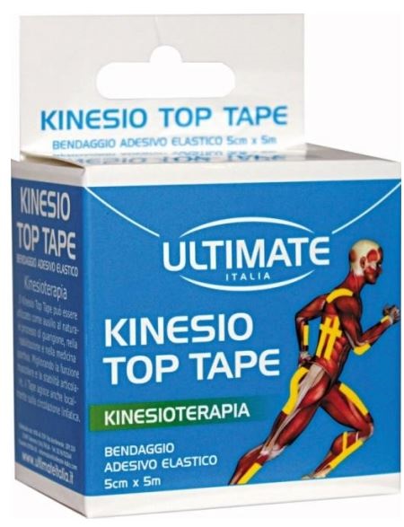 BENDAGGIO ADESIVO ELASTICO ULTIMATE ITALIA KINESIO TOP TAPE FUCSIA 5 CM X 5 M - Farmacia Murachelli Di Putelli dr. Giovanni