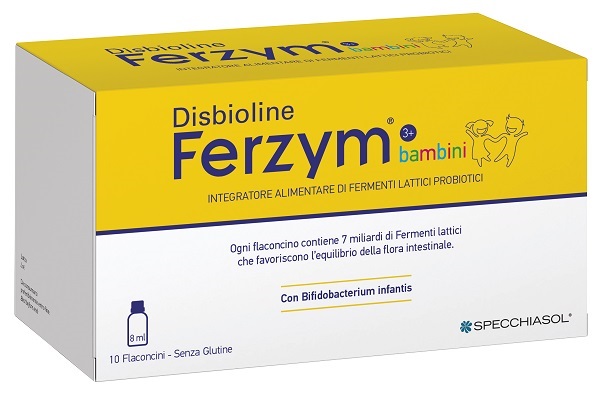 DISBIOLINE FERZYM BAMBINI 10 FLACONCINI DA 8 ML - Farmacia Murachelli Di Putelli dr. Giovanni