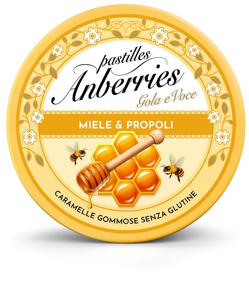 ANBERRIES MIELE&PROPOLI CARAMELLE GOMMOSE 50 G - Farmacia Murachelli Di Putelli dr. Giovanni