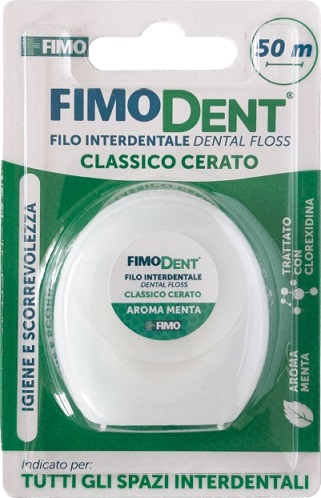 FIMODENT FILO INTERDENTALE CERATO 50M - Farmacia Murachelli Di Putelli dr. Giovanni