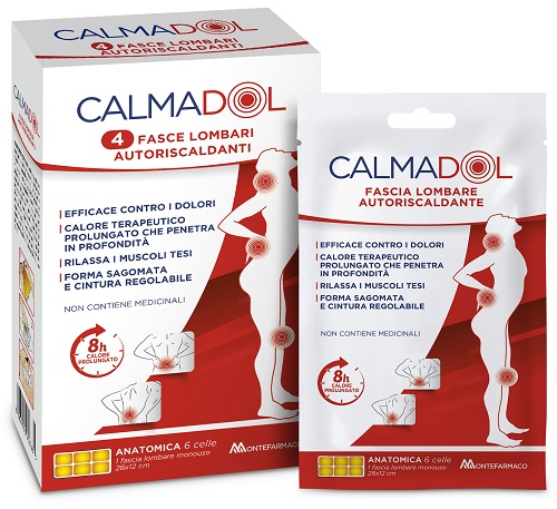 FASCIA LOMBARE CALMADOL 4 PEZZI - Farmacia Murachelli Di Putelli dr. Giovanni
