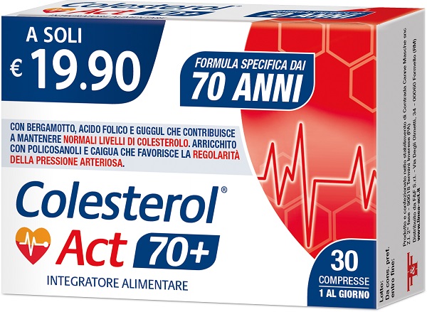 COLESTEROL ACT 70+ 30 COMPRESSE - Farmacia Murachelli Di Putelli dr. Giovanni