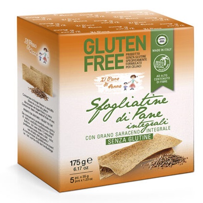 IL PANE DI ANNA SFOGLIATINE PANE INTEGRALE SENZA GLUTINE 315 G - Farmacia Murachelli Di Putelli dr. Giovanni