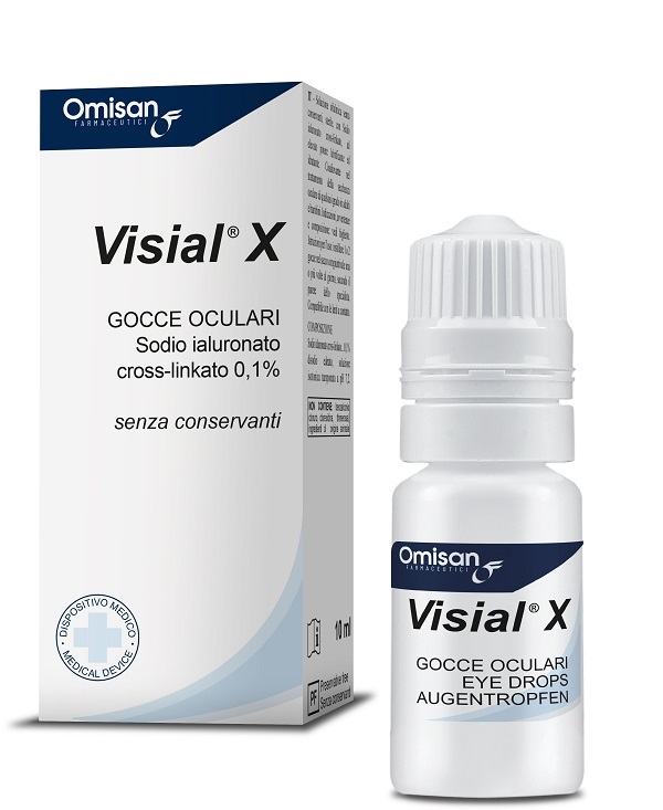 GOCCE OCULARI VISIAL X ACIDO IALURONICO CROSS-LINKATO 0,1% 10 ML - Farmacia Murachelli Di Putelli dr. Giovanni