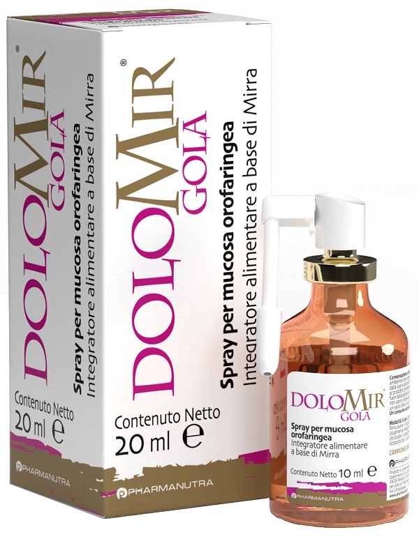 DOLOMIR GOLA SPRAY 20 ML - Farmacia Murachelli Di Putelli dr. Giovanni