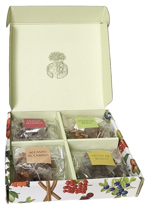 INFUSI PIRAMIDALI SCATOLA REGALO 24 BUSTINE - Farmacia Murachelli Di Putelli dr. Giovanni