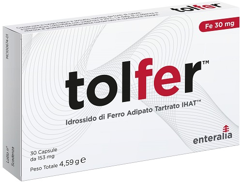 TOLFER IHAT IDROSSIDO FERRO ADIPATO TARTRATO NANO 30 CAPSULE - Farmacia Murachelli Di Putelli dr. Giovanni