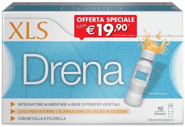 XLS DRENA 10 FLACONI DA 70 ML TAGLIO PREZZO - Farmacia Murachelli Di Putelli dr. Giovanni