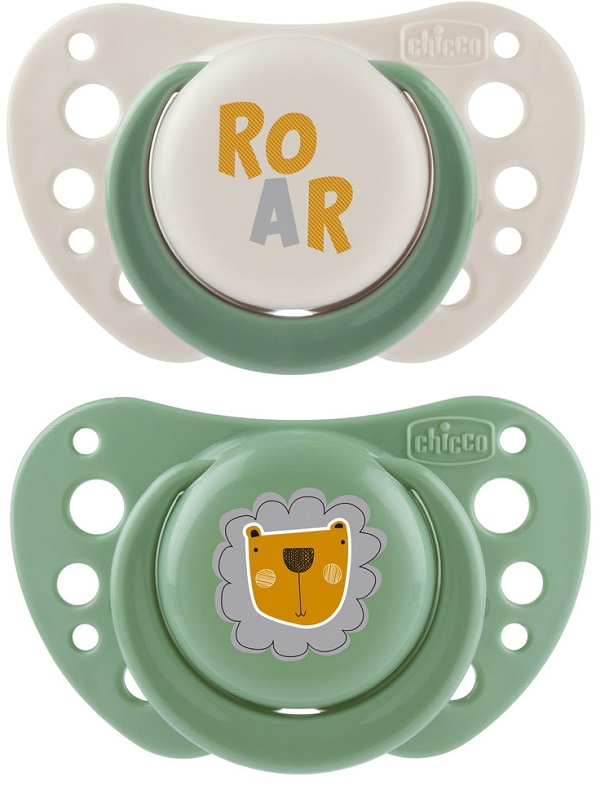 CHICCO SUCCHIETTI AIR VERDE SILICONE 2-6 MESI 2 PEZZI - Farmacia Murachelli Di Putelli dr. Giovanni