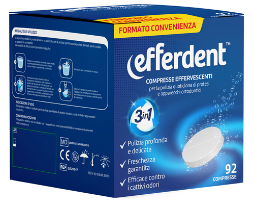 EFFERDENT 92 COMPRESSE EFFERVESCENTI - Farmacia Murachelli Di Putelli dr. Giovanni