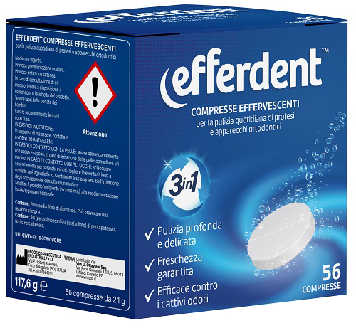 EFFERDENT 56 COMPRESSE EFFERVESCENTI - Farmacia Murachelli Di Putelli dr. Giovanni