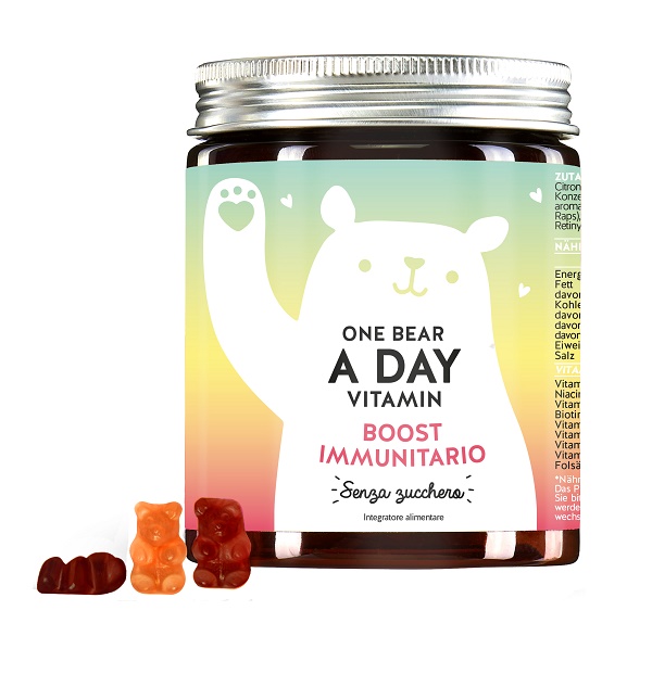 ONE BEAR A DAY VITAMIN IMMUN BOOST MIT VITAMIN C & D 45 CARAMELLE GOMMOSE - Farmacia Murachelli Di Putelli dr. Giovanni