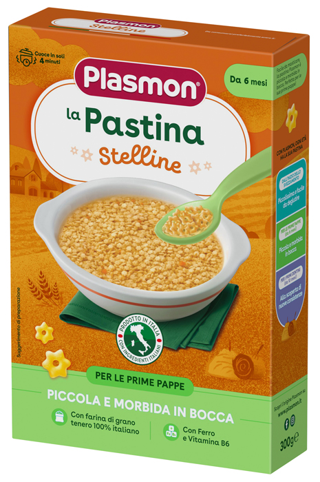 PLASMON PASTA STELLINE 300 G - Farmacia Murachelli Di Putelli dr. Giovanni