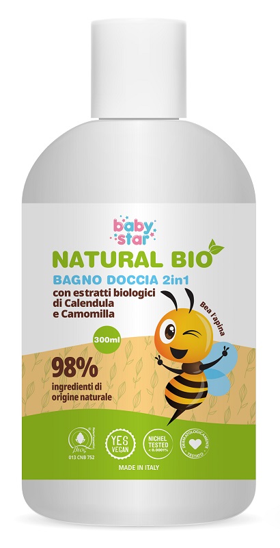 BABYSTAR BAGNODOCCIA 2IN1 NATURAL BIO - Farmacia Murachelli Di Putelli dr. Giovanni