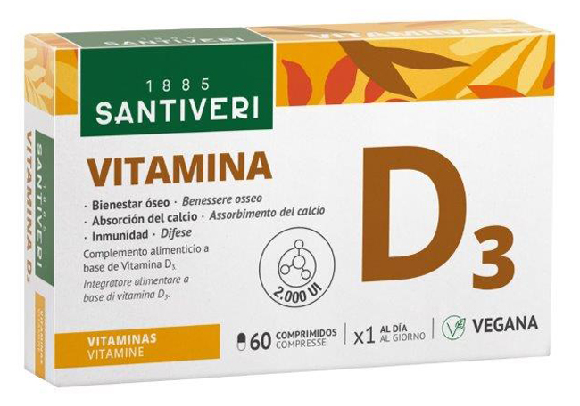 VITAMINA D3 2000UI VEGETALE 60 COMPRESSE - Farmacia Murachelli Di Putelli dr. Giovanni