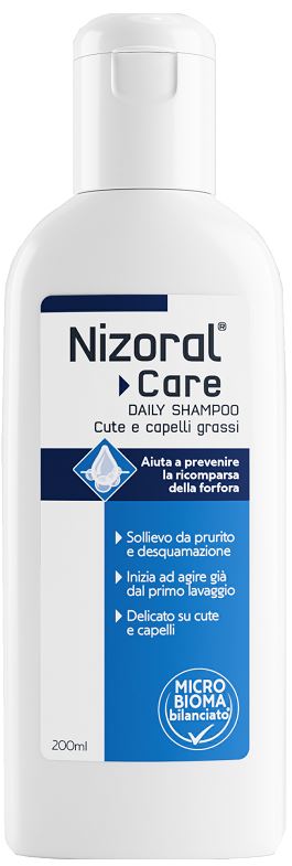 NIZORAL CARE DAILY SHAMPOO CUTE & CAPELLI GRASSI 200 ML - Farmacia Murachelli Di Putelli dr. Giovanni