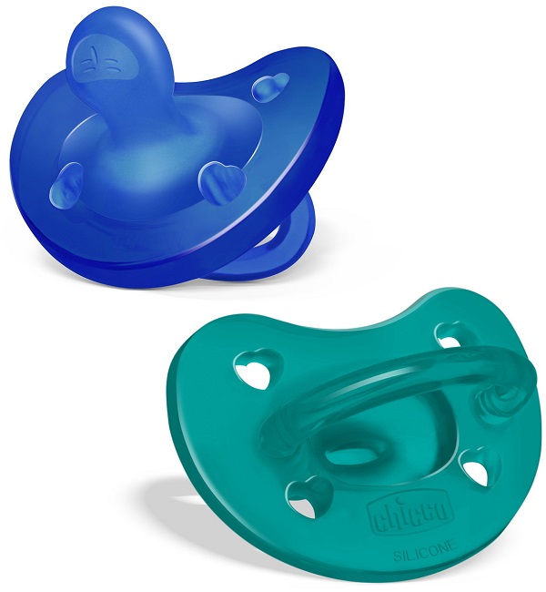 CHICCO GOMMOTTO SILICONE AZZURRO 6-16 MESI 2 PEZZI - Farmacia Murachelli Di Putelli dr. Giovanni