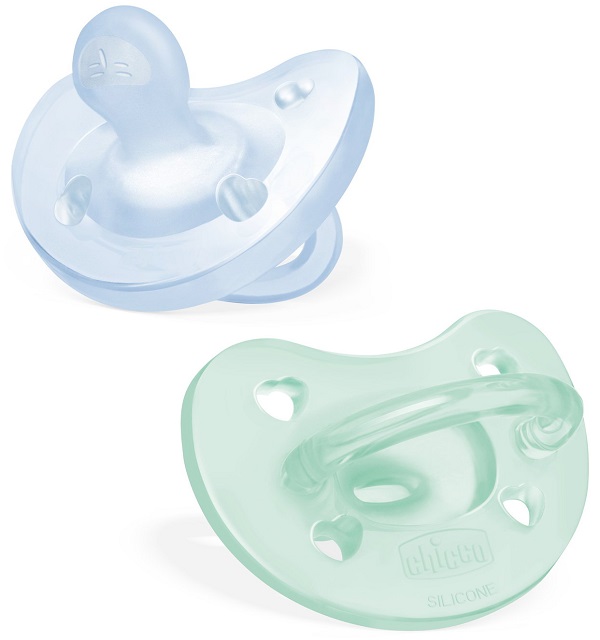 CHICCO GOMMOTTO SILICONE AZZURRO 2-6 MESI 2 PEZZI - Farmacia Murachelli Di Putelli dr. Giovanni