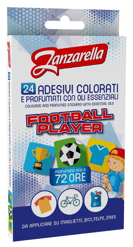 ZANZARELLA STICKER FOOTBALL PLAYER 24 PEZZI - Farmacia Murachelli Di Putelli dr. Giovanni