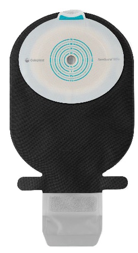 SACCA ILEOSTOMIA SENSURA MIO PIANO RIVESTIMENTO NERO APERTURA ISPEZIONABILE MIDI W/W FORO RITAGLIABILE 10-45 30 PEZZI - Farmacia Murachelli Di Putelli dr. Giovanni