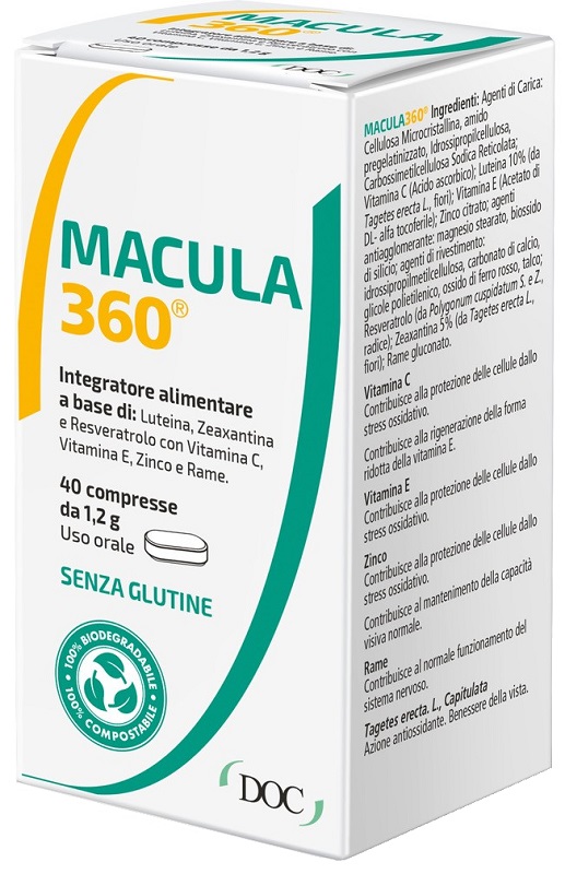 MACULA 360 40 COMPRESSE - Farmacia Murachelli Di Putelli dr. Giovanni