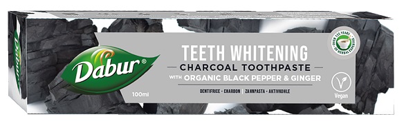DABUR DENTIFRICIO CHARCOAL GINGER BIO 100 ML - Farmacia Murachelli Di Putelli dr. Giovanni