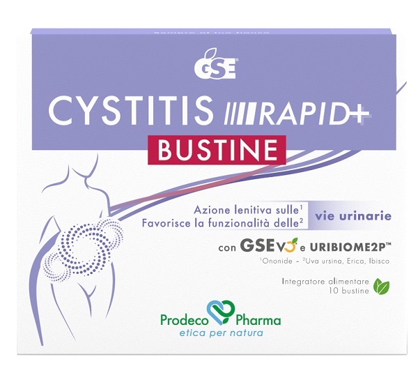 GSE CYSTITIS RAPID+ 10 BUSTINE - Farmacia Murachelli Di Putelli dr. Giovanni