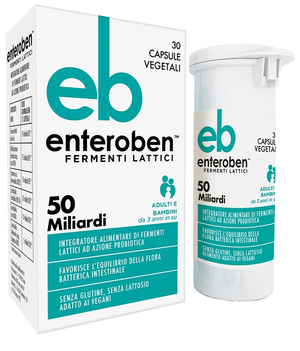 ENTEROBEN 50MLD 30 CAPSULE VEGETALI - Farmacia Murachelli Di Putelli dr. Giovanni