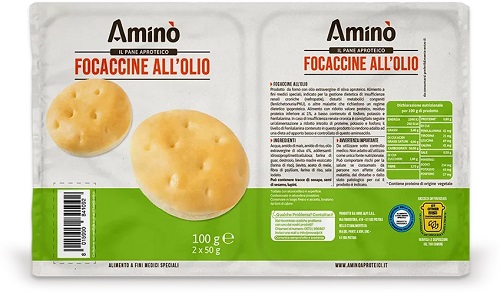 AMINO' FOCACCINE OLIO 100 G - Farmacia Murachelli Di Putelli dr. Giovanni