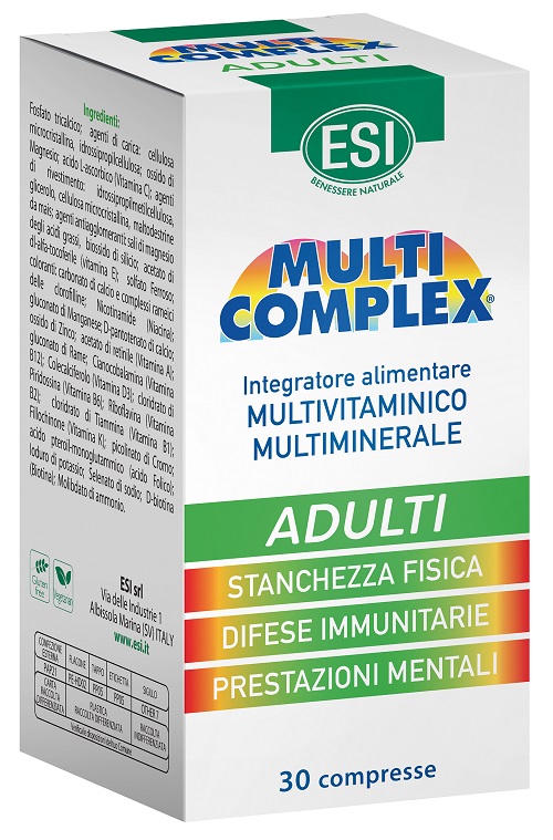 ESI MULTICOMPLEX ADULTI 30 COMPRESSE - Farmacia Murachelli Di Putelli dr. Giovanni