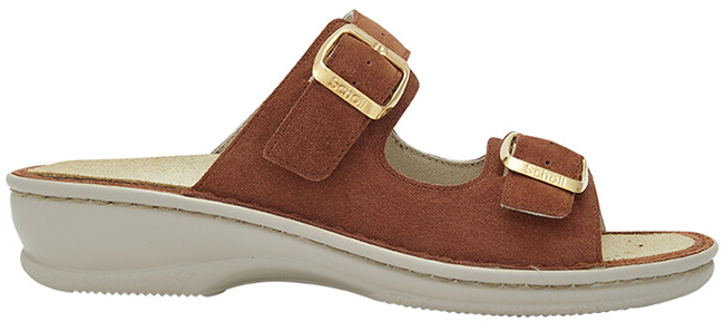 MIETTA BUCKLE SUEDE W COGNAC 36 - Farmacia Murachelli Di Putelli dr. Giovanni