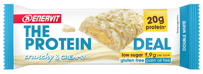 ENERVIT PROTEIN DEAL BAR DOUBLE WHITE 55 G - Farmacia Murachelli Di Putelli dr. Giovanni
