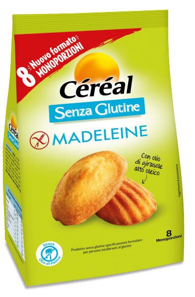 CEREAL MADELEINE SENZA GLUTINE 8 PEZZI DA 28,5 G - Farmacia Murachelli Di Putelli dr. Giovanni