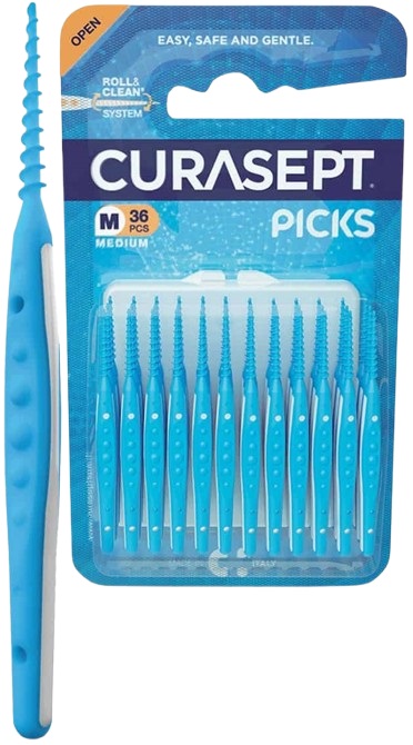 CURASEPT PICKS MEDIUM 36 PEZZI - Farmacia Murachelli Di Putelli dr. Giovanni
