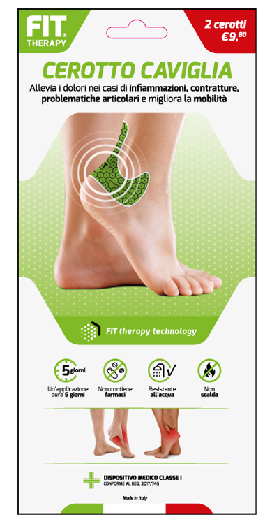 FIT THERAPY CEROTTO CAVIGLIA 2 PEZZI - Farmacia Murachelli Di Putelli dr. Giovanni