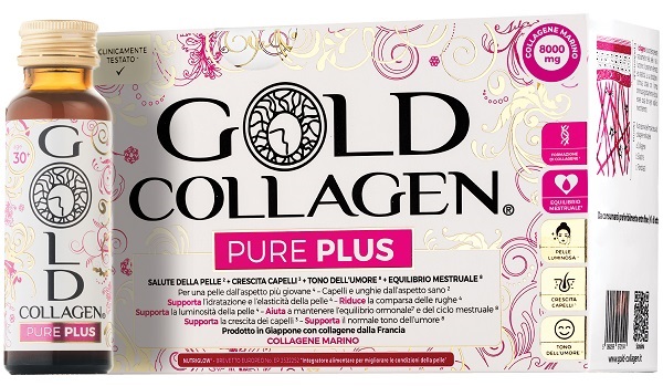 GOLD COLLAGEN PURE PLUS 10 FLACONCINI DA 50 ML - Farmacia Murachelli Di Putelli dr. Giovanni