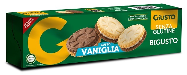 GIUSTO SENZA GLUTINE BIGUSTO VANIGLIA 120 G - Farmacia Murachelli Di Putelli dr. Giovanni