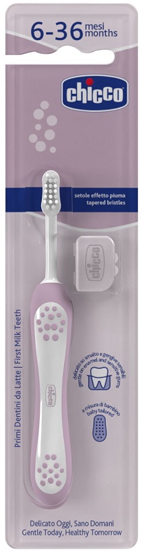 CHICCO SPAZZOLINO 6 MESI+ ROSA - Farmacia Murachelli Di Putelli dr. Giovanni