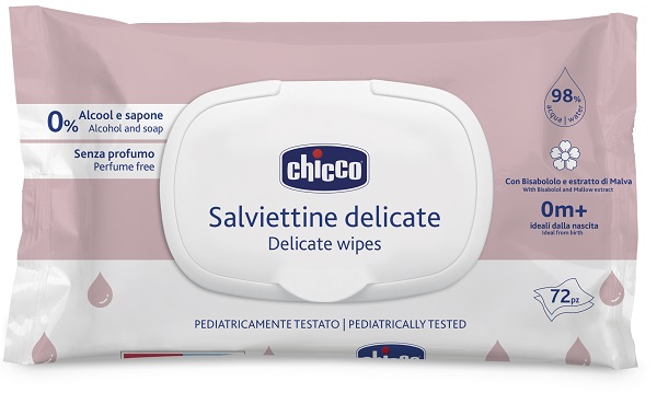 CHICCO SALVIETTE DELICATE 72 PEZZI PLAQUE - Farmacia Murachelli Di Putelli dr. Giovanni