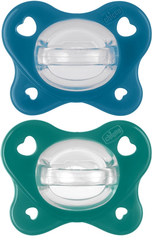 CHICCO DUAL SOFT SUCCHIETTO AZZURRO 16-36 MESI 2 PEZZI - Farmacia Murachelli Di Putelli dr. Giovanni