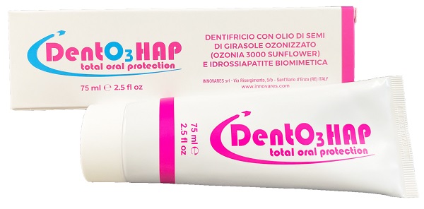 DENTO3 HAP DENTIFRICIO OZONO E IDROSSIAPATITE 75 ML - Farmacia Murachelli Di Putelli dr. Giovanni